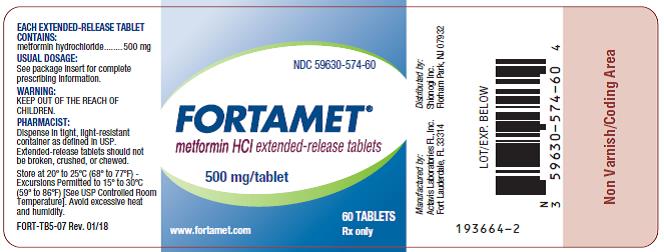 500 mg, 60 tablets label