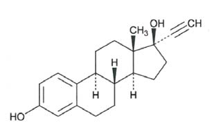 Description: Ethinyl Estradiol Structure