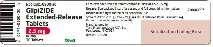 Label 2.5 mg, 30 Tablets