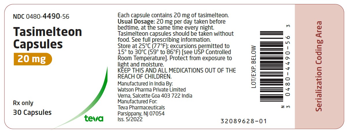 Label 20 mg, 30 Capsules
