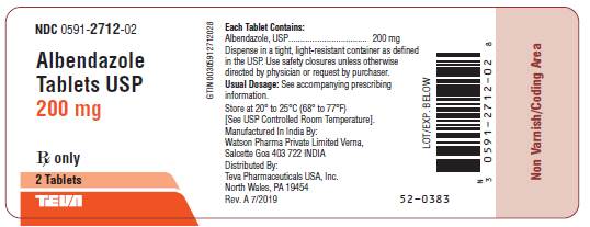 200 mg, 2 tablets label