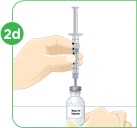 set vial on surface