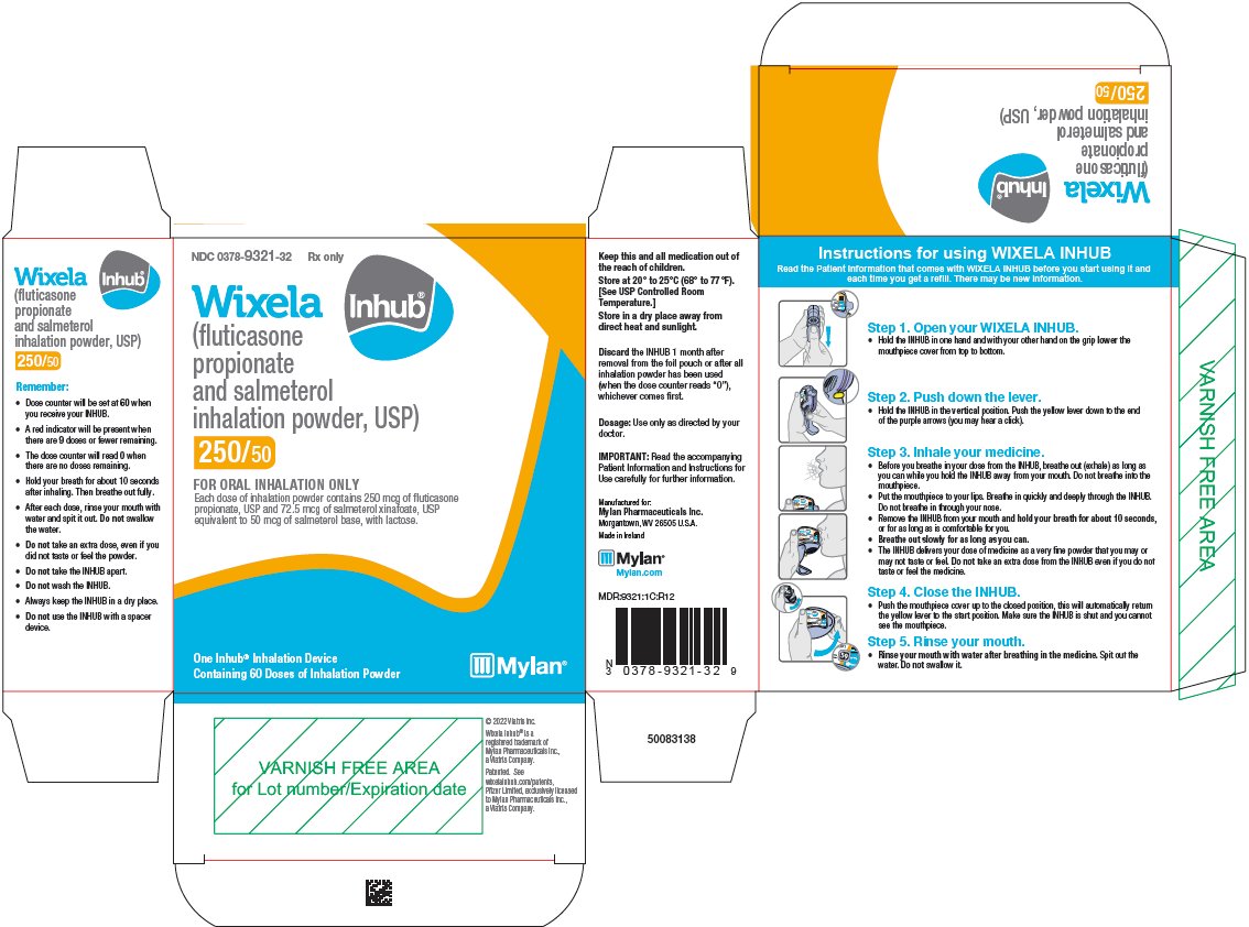 Wixela Inhalation Powder 250/50 Carton Label