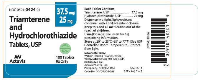 Triamterene and Hydrochlorothiazide Tablets, USP