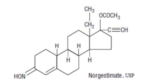 norgestimate structural formula