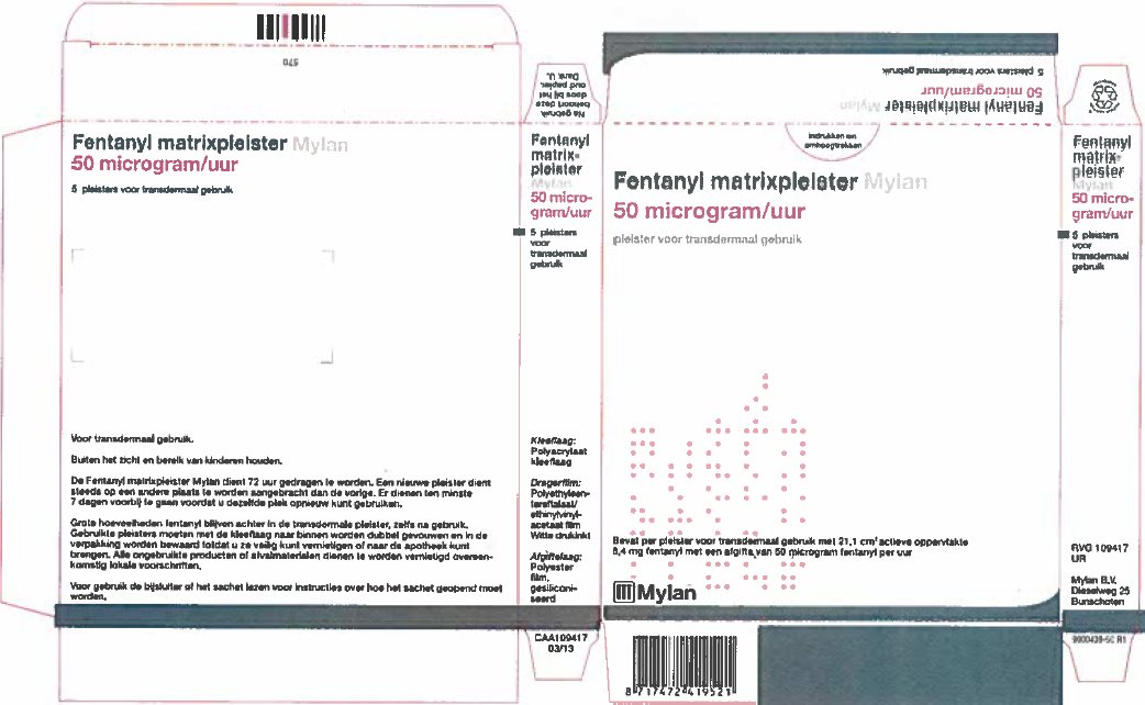 50 microgram/hour Carton Label - Netherlands