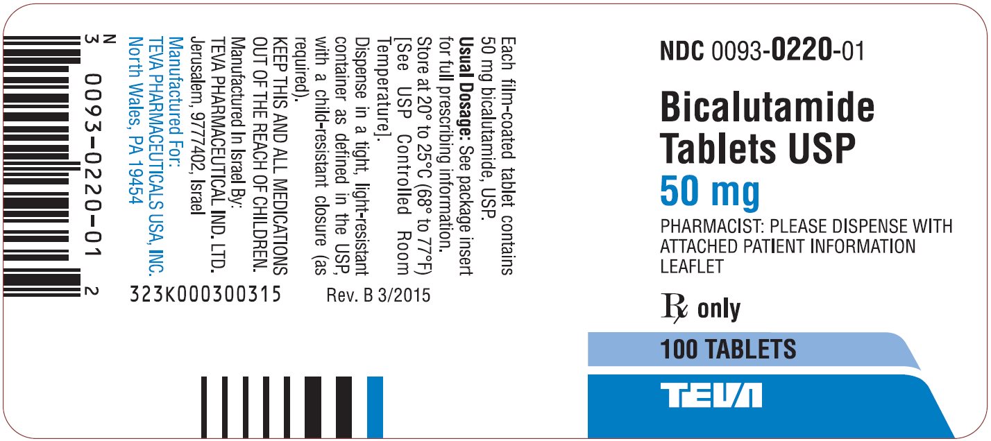 Bicalutamide Tablets USP 50 mg 100s Label
