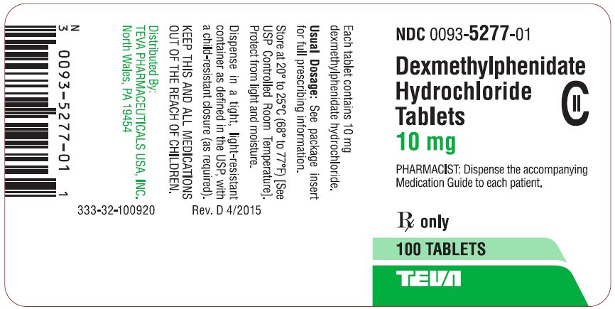 Dexmethylphenidate Hydrochloride Tablets 10 mg 100s