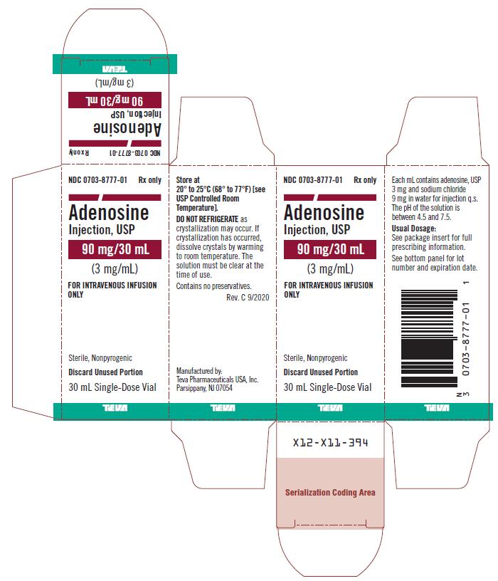 Adenosine Injection, USP 90 mg 30 mL