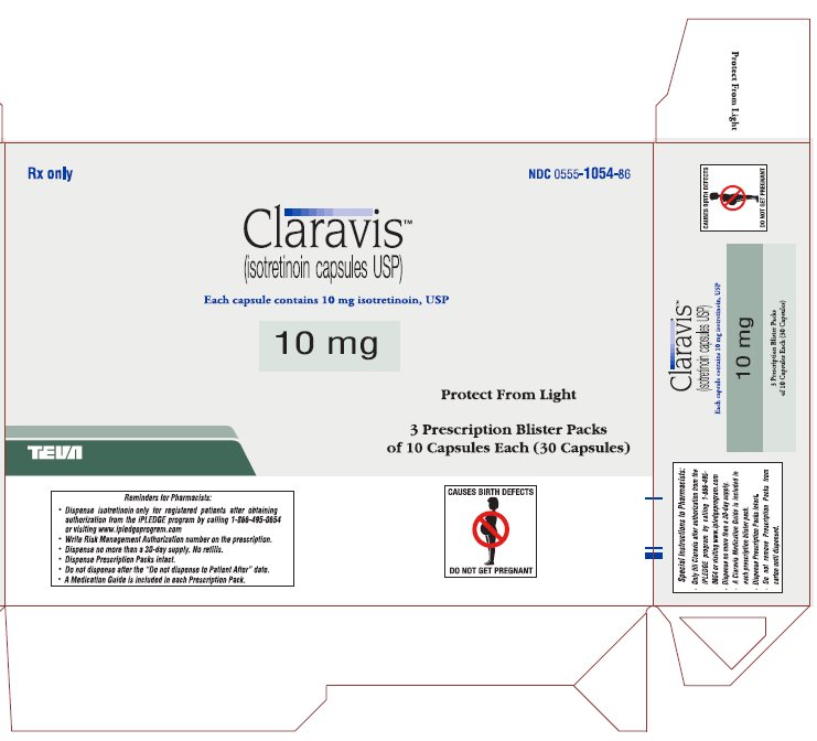 Claravis (isotretinoin capsules USP) 10 mg 30s Carton, Part 2 of 2