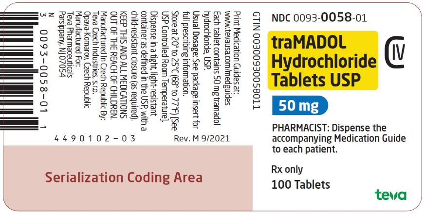 label 50 mg 100 tablets