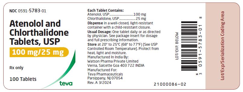 Atenolol and Chlorthalidone Tablets
