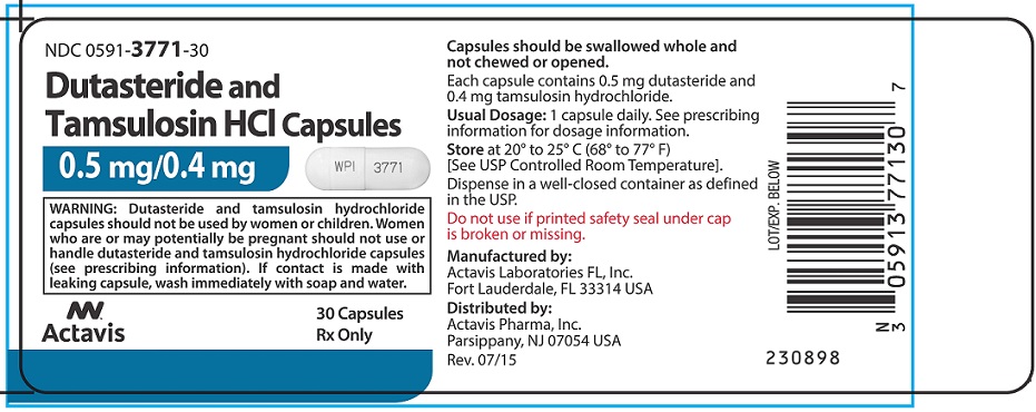 Dutasteride and Tamsulosin HCl Capsules