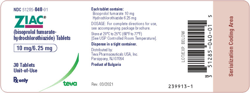 10 mg/ 6.25 mg label