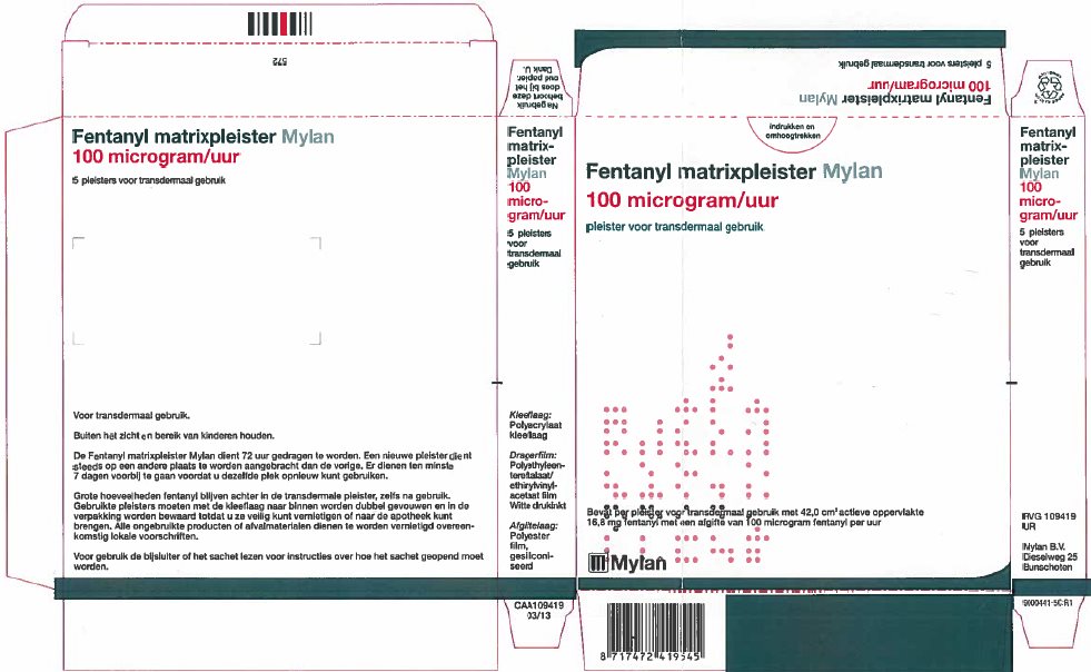100 microgram/hour Carton Label - Netherlands