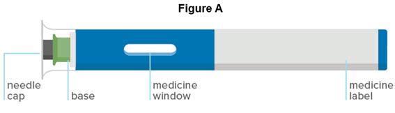 Figure A - Autoinjector - 40 mg/0.4 mL