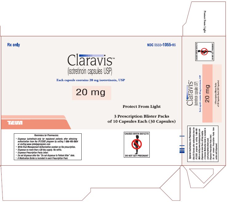 Claravis (isotretinoin capsules USP) 20 mg 30s Carton, Part 2 of 2