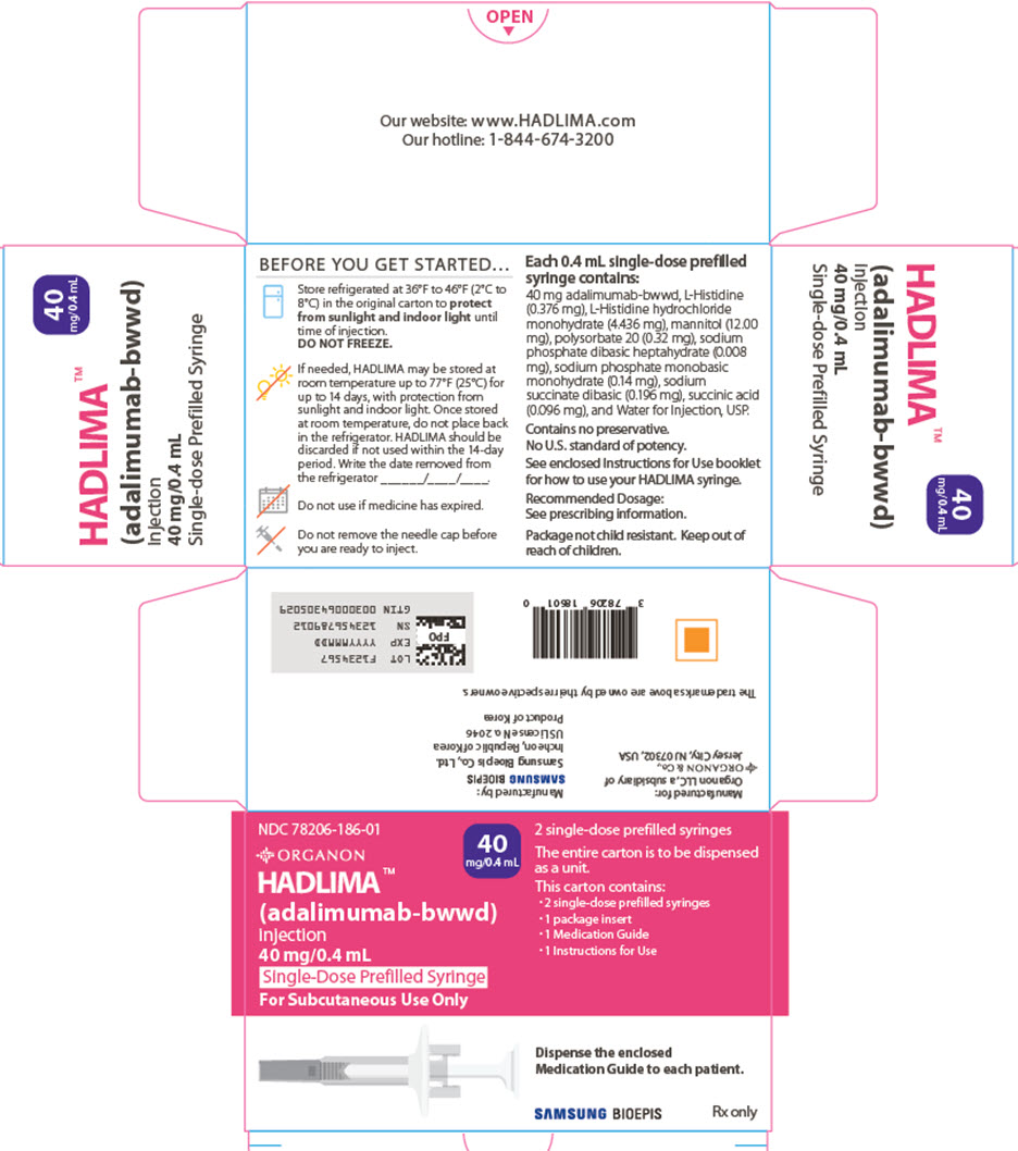 PDP - Single-dose Prefilled Syringe Carton 40 mg/0.4 mL