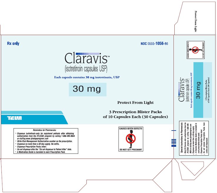 Claravis (isotretinoin capsules USP) 30 mg 30s Carton, Part 2 of 2