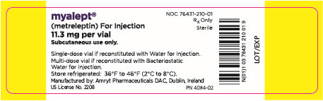 PRINCIPAL DISPLAY PANEL - 11.3 mg Vial Label