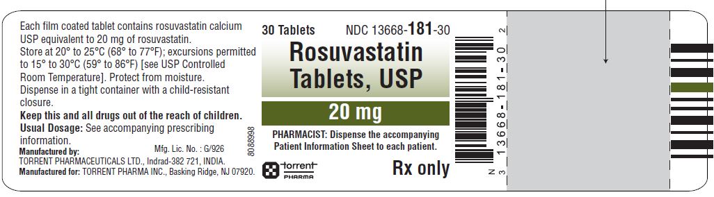 Rosuvastatin Tablets, USP 20 mg