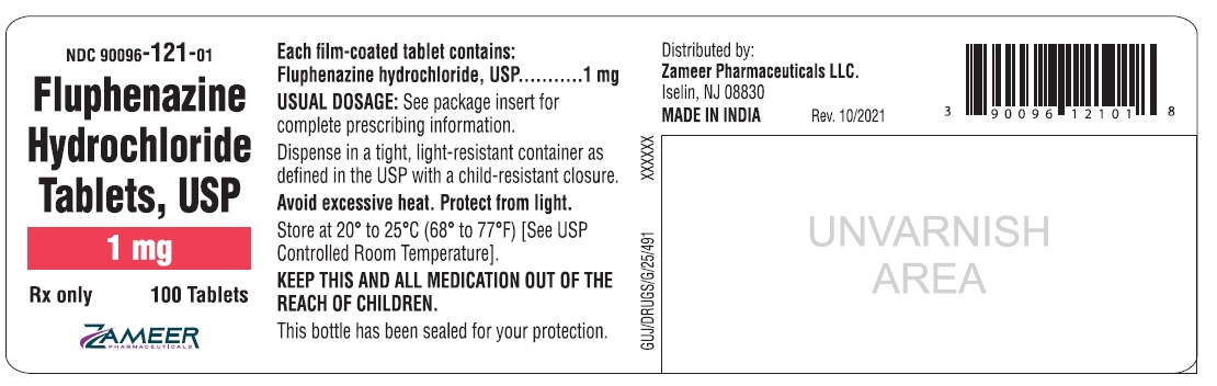 Fluphenazine Hydrochloride Tablets, USP 1 mg