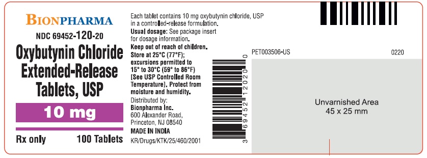 10 mg 100's Bottle Label