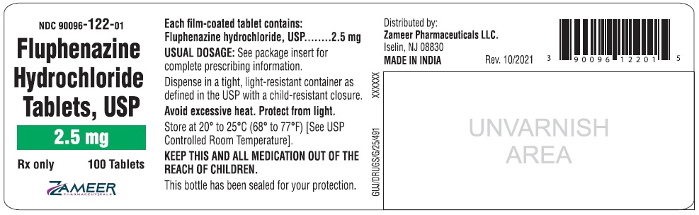 Fluphenazine Hydrochloride Tablets, USP 2.5 mg