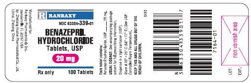 Bottle Label 20 mg 100's