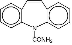 Image of Carbamazepine Structural Formula