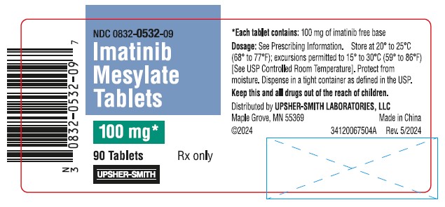 Imatinib Mesylate Tablets 100 mg Bottle Label