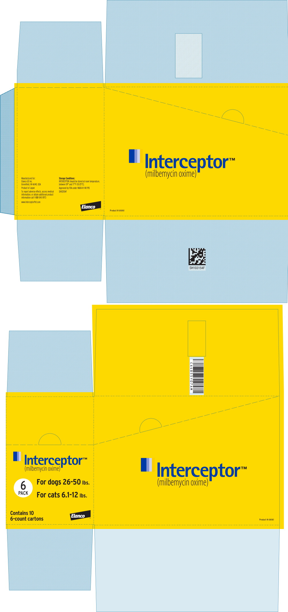 Principal Display Panel - Interceptor 11.5 mg Box Label
