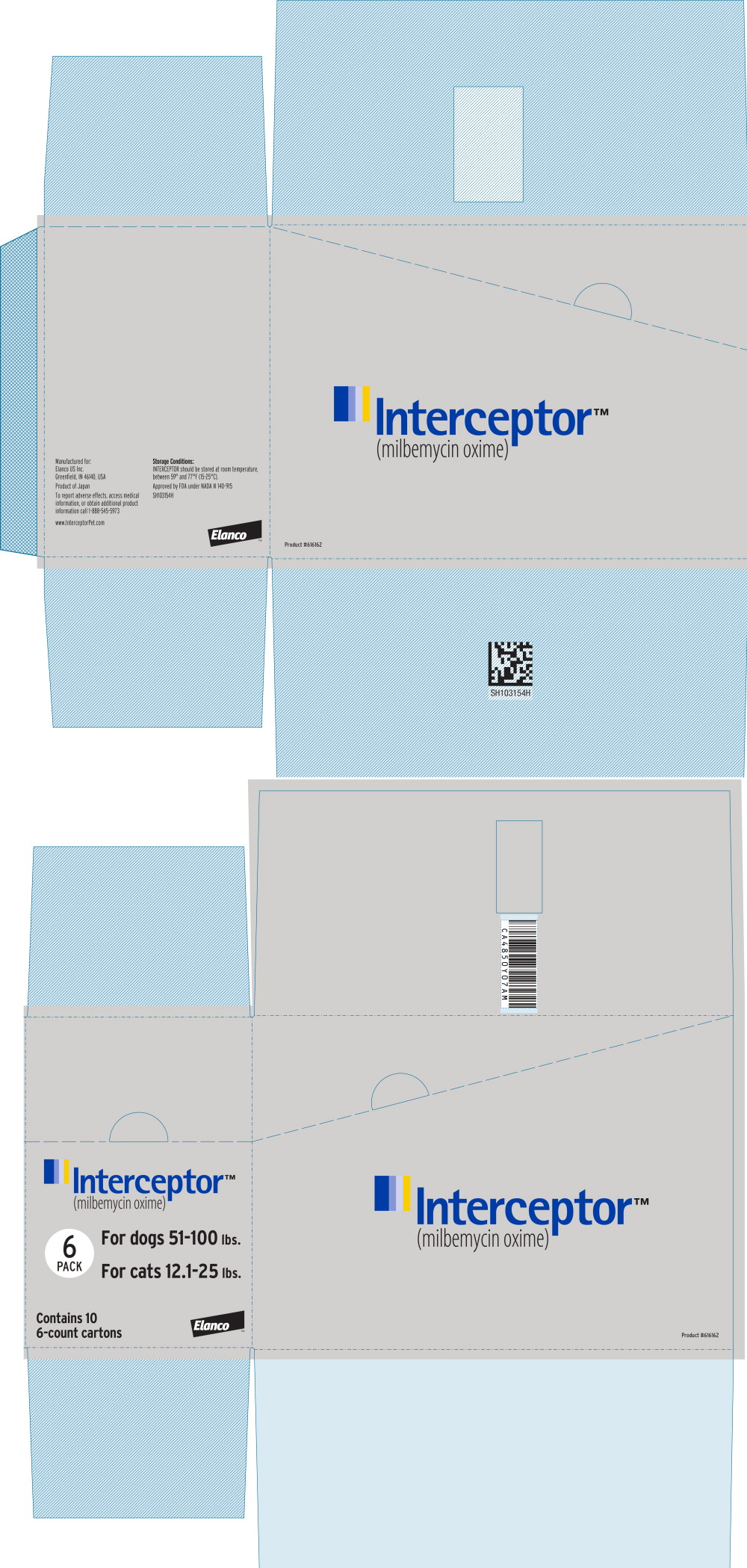 Principal Display Panel - Interceptor 23 mg Box Label
