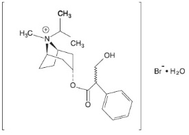 Figure 3.1-2. Chemical structure of ipratropium bromide.