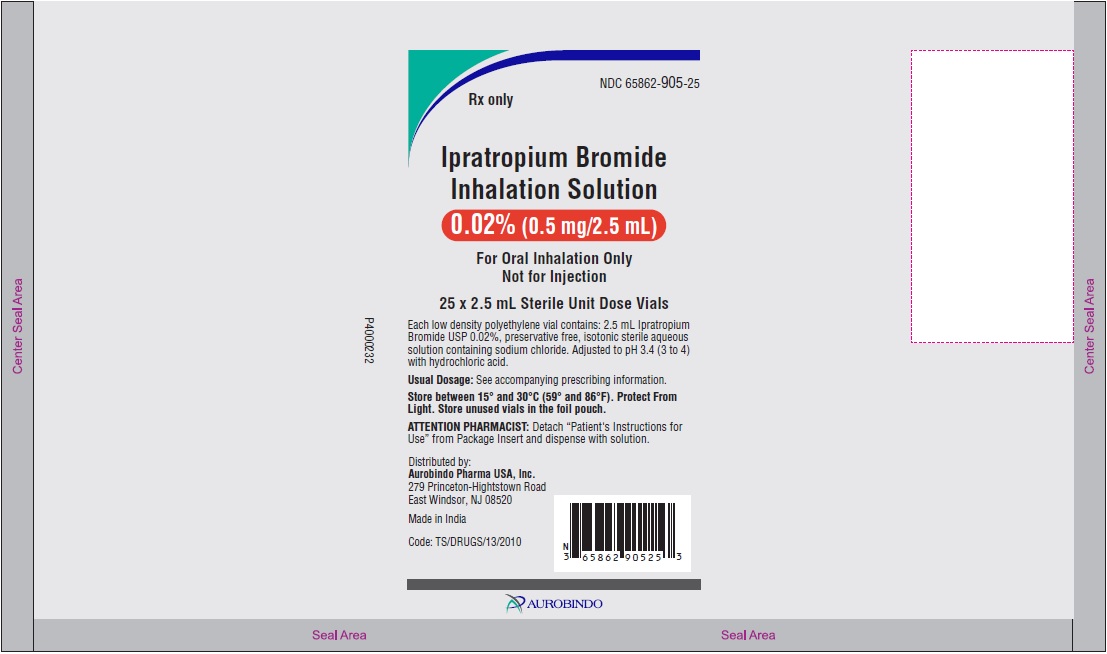PACKAGE LABEL-PRINCIPAL DISPLAY PANEL - 0.02% (0.5 mg/2.5 mL) - Pouch Label (25 Vials)