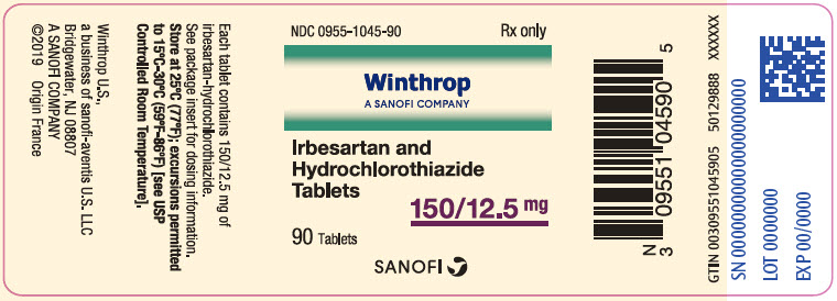 PRINCIPAL DISPLAY PANEL - 150/12.5 mg Tablet Bottle Label