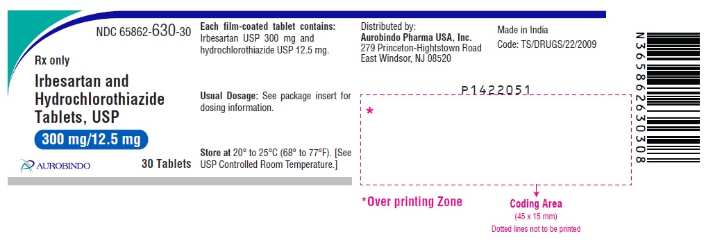 PACKAGE LABEL PRINCIPAL DISPLAY PANEL - 300 mg/12.5 mg (30 Tablets Bottle)