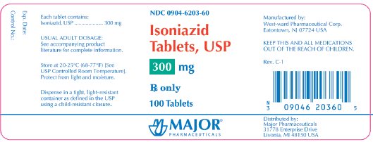 Isoniazid Tablets, USP
300 mg/100 Tablets