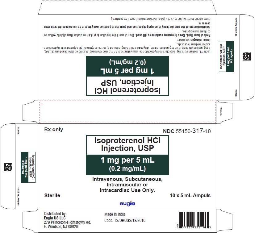 PACKAGE LABEL-PRINCIPAL DISPLAY PANEL – 1 mg per 5 mL (0.2 mg / mL) - 5 mL Container-Carton [10 Ampules]