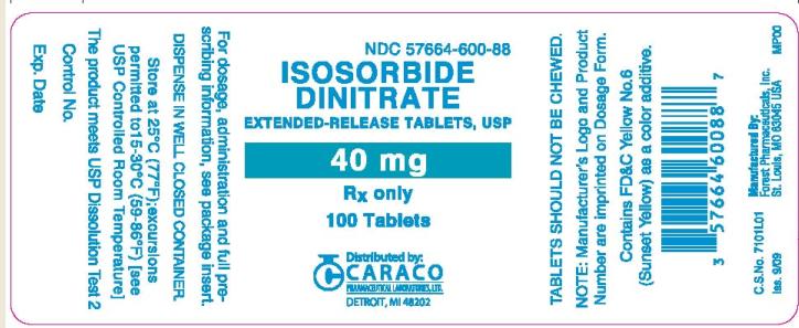 Isosorbide label-40 mg-100 count
