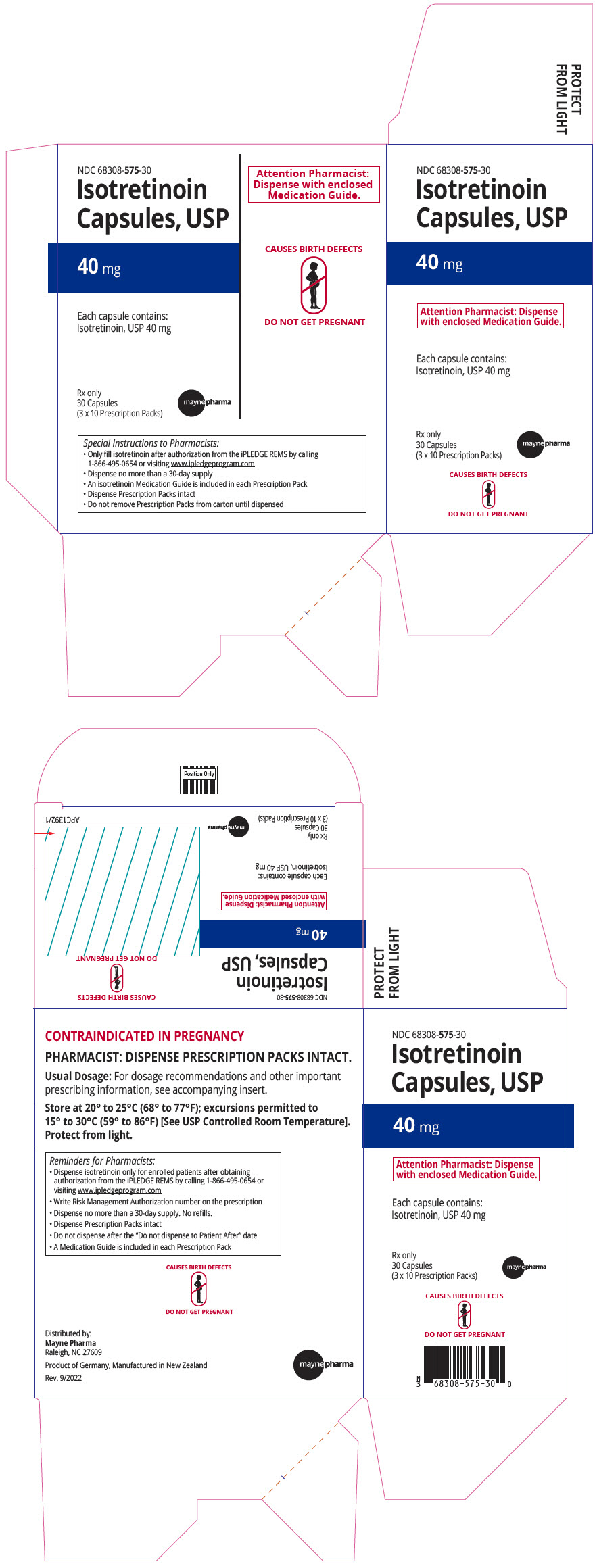 PRINCIPAL DISPLAY PANEL - 40 mg Capsule Prescription Pack Carton