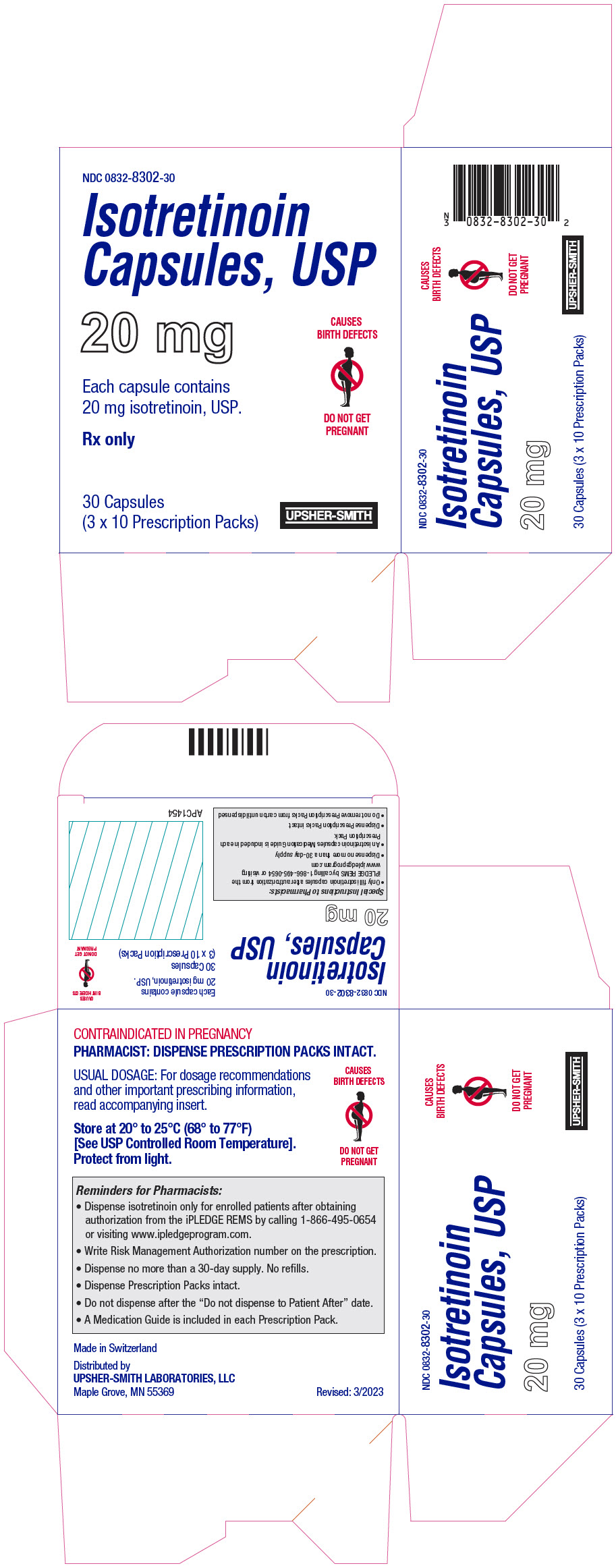 PRINCIPAL DISPLAY PANEL - 20 mg Blister Pack Box