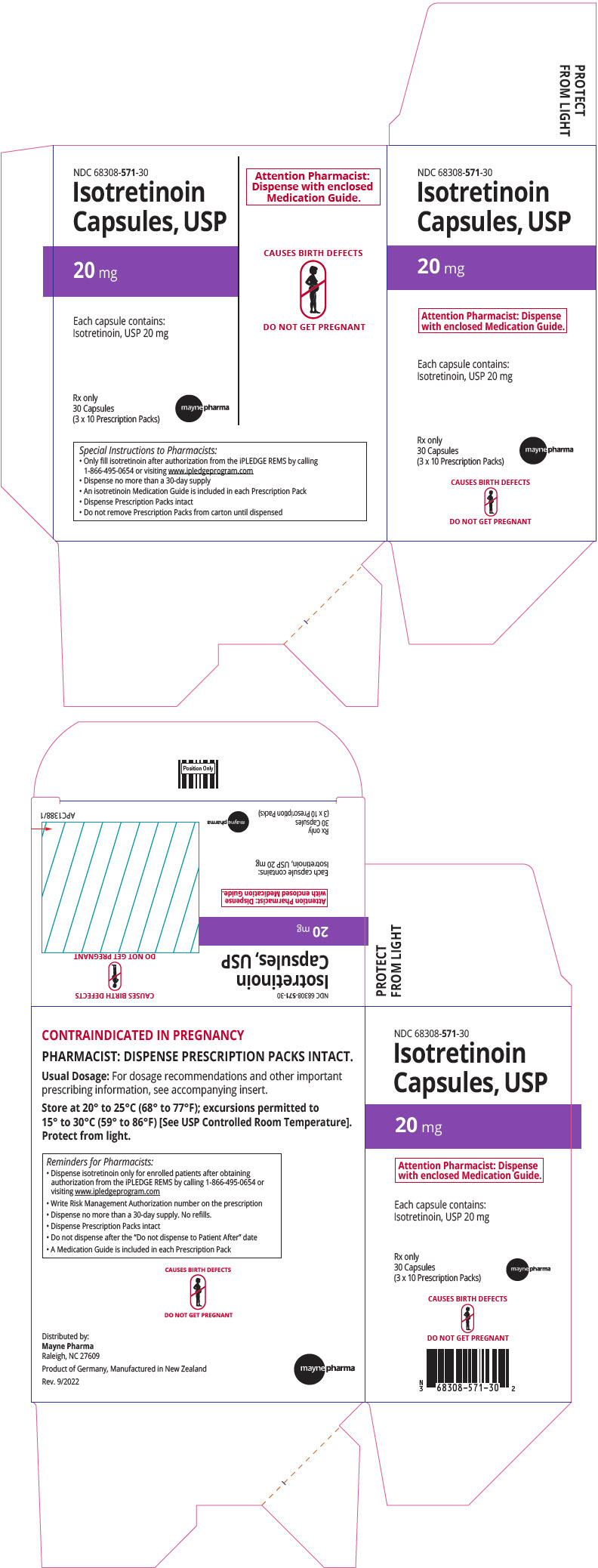 PRINCIPAL DISPLAY PANEL - 20 mg Capsule Blister Pack Box
