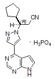Ruxolitinib phosphate structure