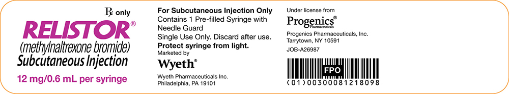 Principal Display Panel - 12 mg/0.6 mL - Syringe Lidding