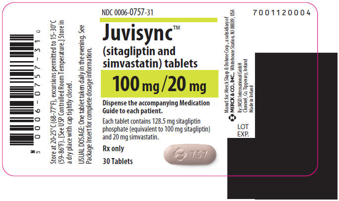 PRINCIPAL DISPLAY PANEL - 100 mg/20 mg Tablet Bottle Label