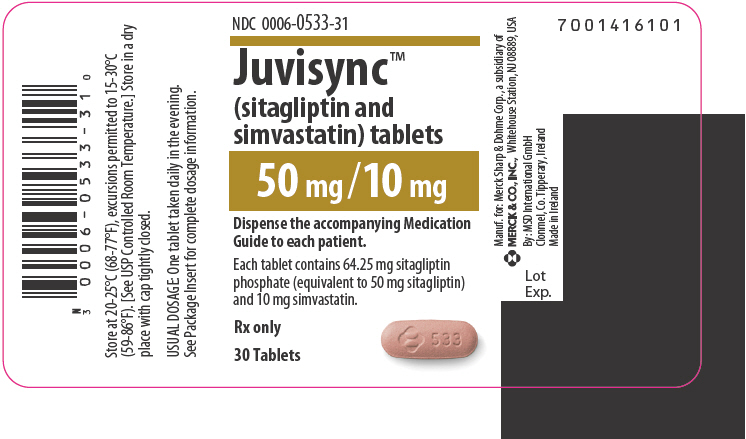 PRINCIPAL DISPLAY PANEL - 50 mg/10 mg Tablet Bottle Label