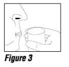 Rinse your mouth to make sure you have swallowed all of the pellets. Do not chew the pellets (See Figure 3).