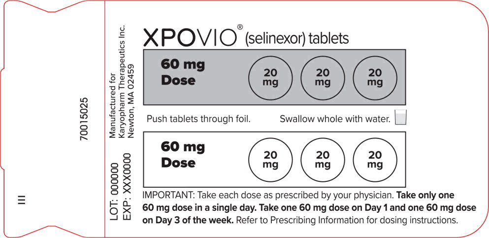 Principal Display Panel – 60 mg (Twice Weekly) Blister Pack Label
