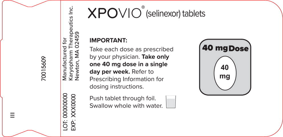 Principal Display Panel – 40 mg (Once Weekly) Blister Pack Label
